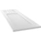 Ekena Millwork True Fit PVC San Miguel Mission Style Fixed Mount Shutters, White, 12W x 32H, PR TFP001SM12X032WH - alternate 13